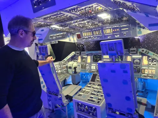 Space Shuttle flight deck instruments