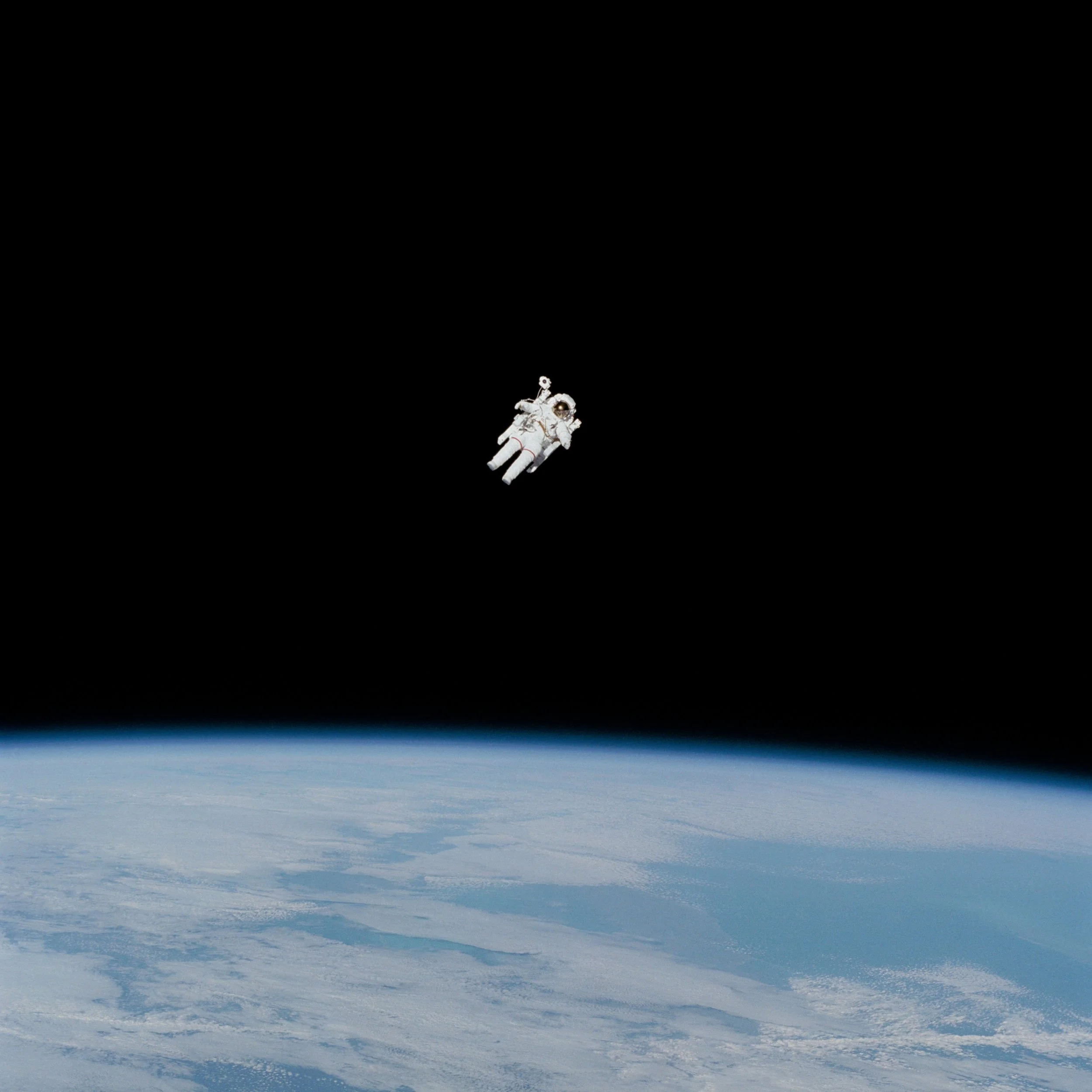 Astronaut above Earth